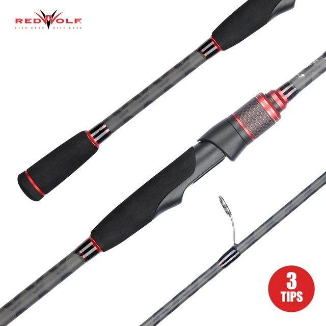 Fishing Rod Spinning, Redwolf Fishing Rod, Casting Fishing Rod