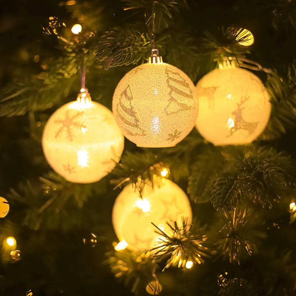 

LED Ball Light Chrismas Xmas Tree Hanging Ornament Garden Party Decor xmas ornament New Year's home decor Hot selling Neol