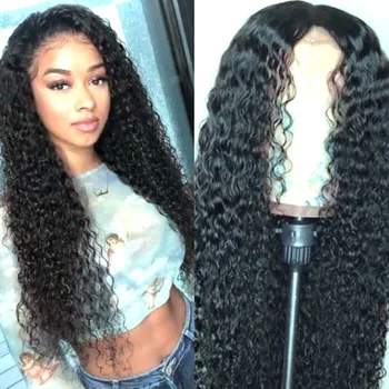 

Leeven Fashion Lace Front Wig Curly Synthetic Gradient Wig Natural Appearance Heat-resistant Fiber for Black Women