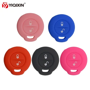 Keyforkess2 pulsante gomma Silicone a distanza chiave auto Shell supporto di copertura protettiva per Mitsubishi Colt Warior Carisma Spacestar