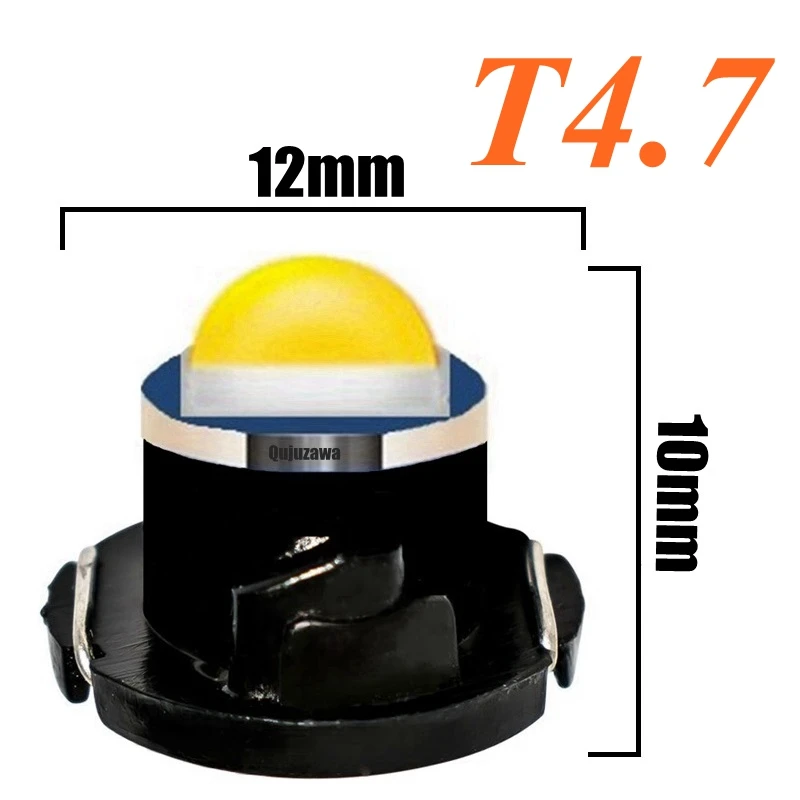 10PCS T3 T4.2 T4.7 T5 T6.5 T10 W5W B8.5D B8.4D B8.3D LED  ڵ   ڵ   ³ȭ ǥ 