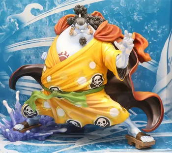 

25cm Huge One Piece Figure 1/8 scale Jinbe painted figure The Straw Hat Pirates Jinbe PVC Action Anime figure Toy gift collect