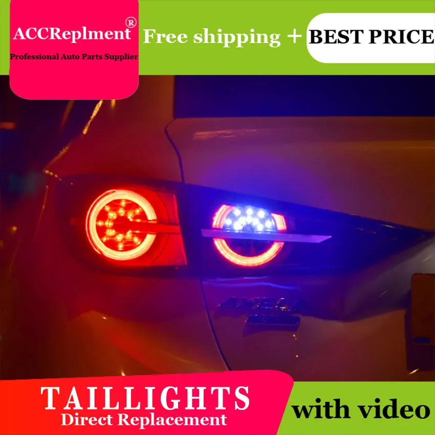 Car styling for Mazda 3 Axela- led taillights for Tahoe Suburban LED rear lights car styling trunk lamp parking
