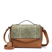 LOVEVOOK женские сумки Женская сумка через плечо Маленькая дамская сумка-мессенджер высокое качество с крокодиловым принтом лоскут PU