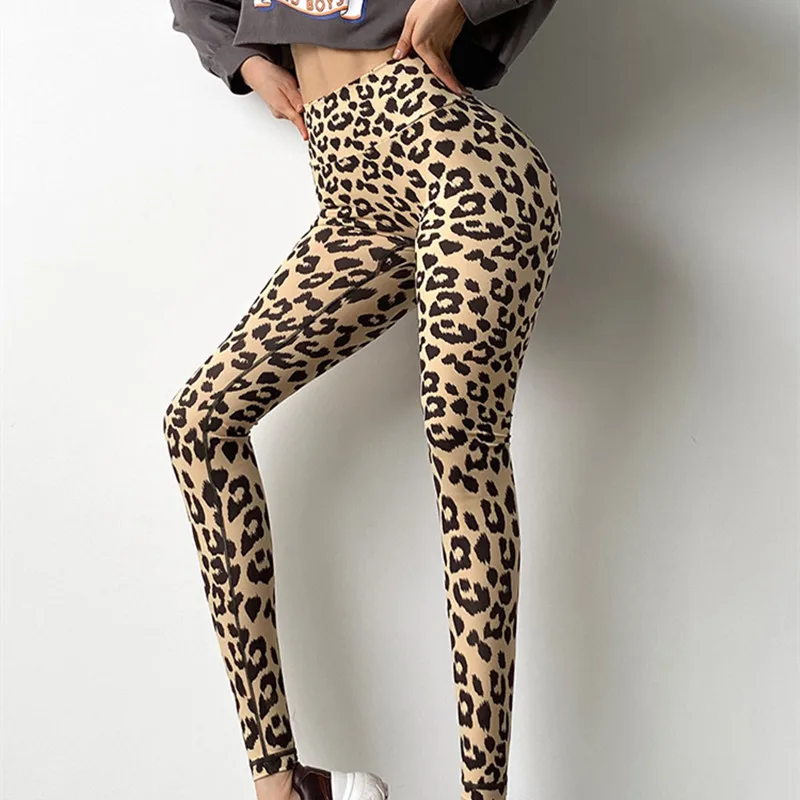Prints Sports Leopard Leggings | Leggings Sport Women Nude | Leopard Print  Yoga Pants - Yoga Pants - Aliexpress