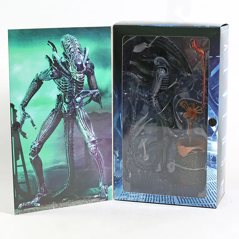 Инопланетянин NECA Ultimate Edition Синий воин инопланетянин ПВХ фигурка Коллекционная модель игрушки