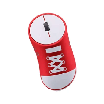 

Wireless Mouse 2.4GHz Game Ergonomic Design Canvas Shoes Mouse Wireless Gaming USB Mice
