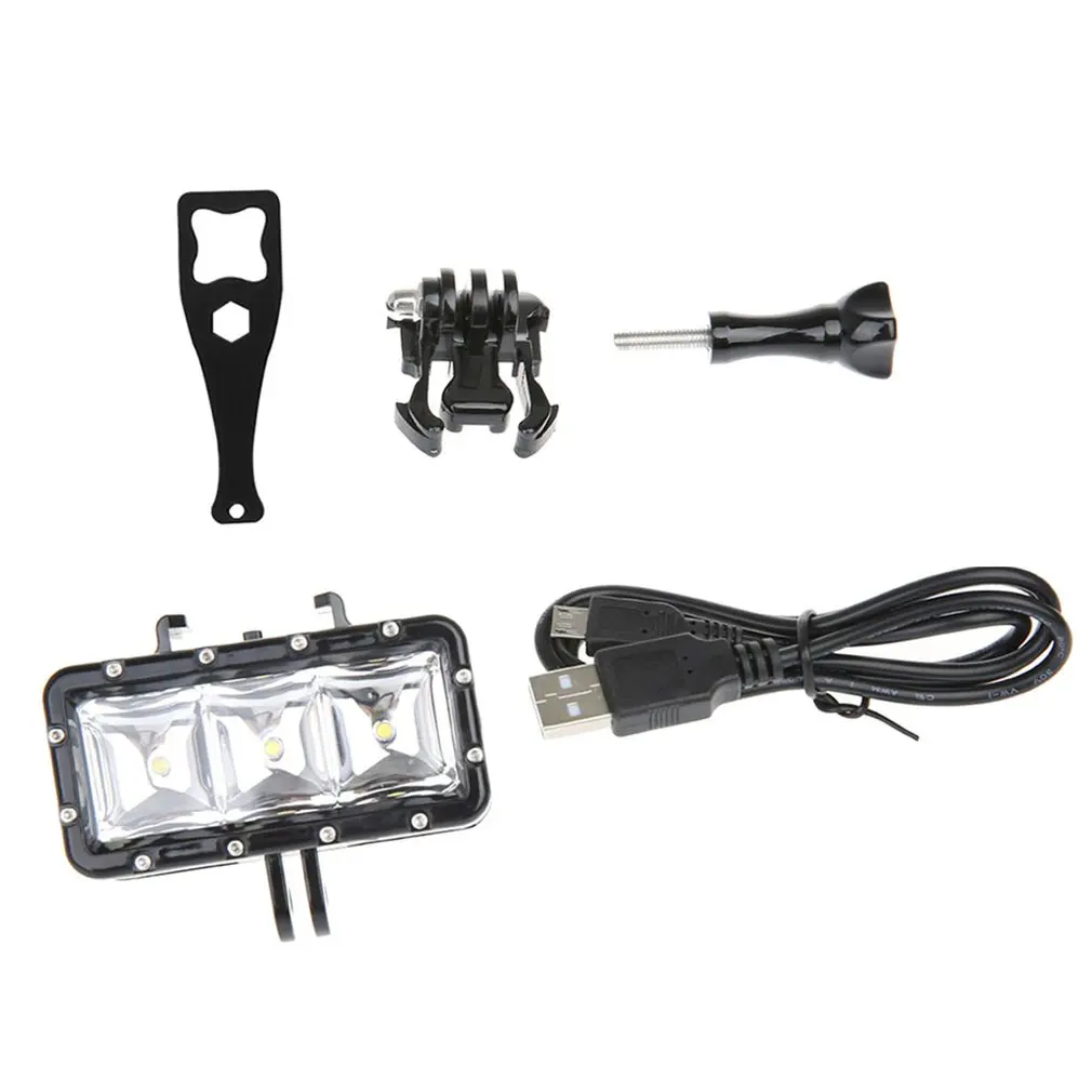Light 40M Waterproof Flash Diving Led Light 300Lm For Gopro Hero 7 6 5 Action Video Cameras Accessories