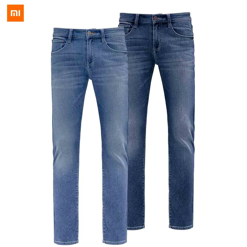 New Xiaomi Mijia Youpin 90 point COOLMAX Slim straight jeans High-elastic fabric cool and dry light and soft for man