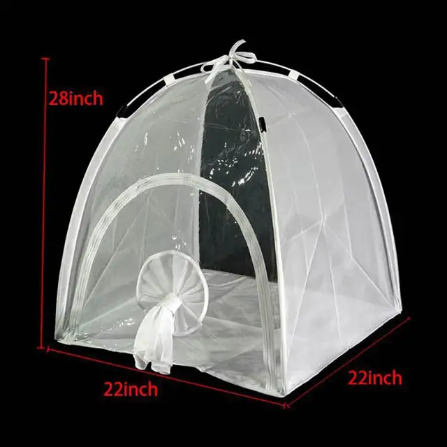 Növénytermesztés Szigetelő Fészer Kerti Üvegházhatású Összecsukható Mini Átlátszó Üvegházak Pvc Termesztési Meleg Szoba Doboz Óvodai Edények - Image 6
