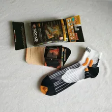 X-pao мужские быстросохнущие Компрессионные спортивные носки беговые марафонские носки для велосипедистов