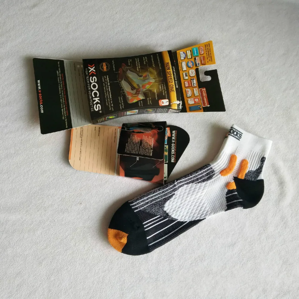 

X-pao Men's Quick-drying Compression Sports Running Socks Marathon Socks Cycling Socks