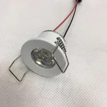 5 шт./партия мини-светильник до 31 мм свет в шкафу 1 Вт утопленные потолочные светильники AC85-265V затемненные пуховые светильники