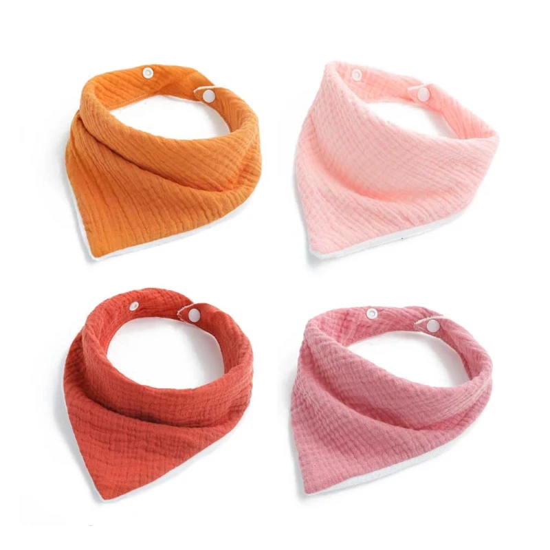 4 Pcs   Drool Bibs  ư Ÿ Ÿ ε巯  ﰢ Bandana Burp Cloth for Newborn Toddler