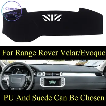 

Customize For Range Rover Velar/Evoque Dashboard Console Cover PU Leather Suede Protector Sunshield Pad