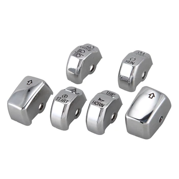 

Hand Control Switch Housing Button Caps Kit for 14-Later XL/12-Later Dyna & 11-15 Softail Models