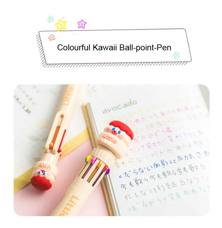 Cute Chubby Piggy Adjustable Rubber Eraser Pen - Peachymart