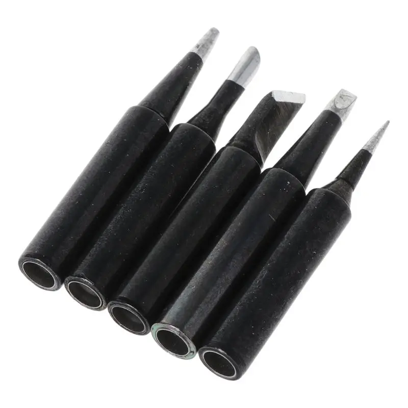 5 шт. бессвинцовые наконечники паяльника 900M-T для Hakko 936 SAIKE 909D 852 936d 35ED