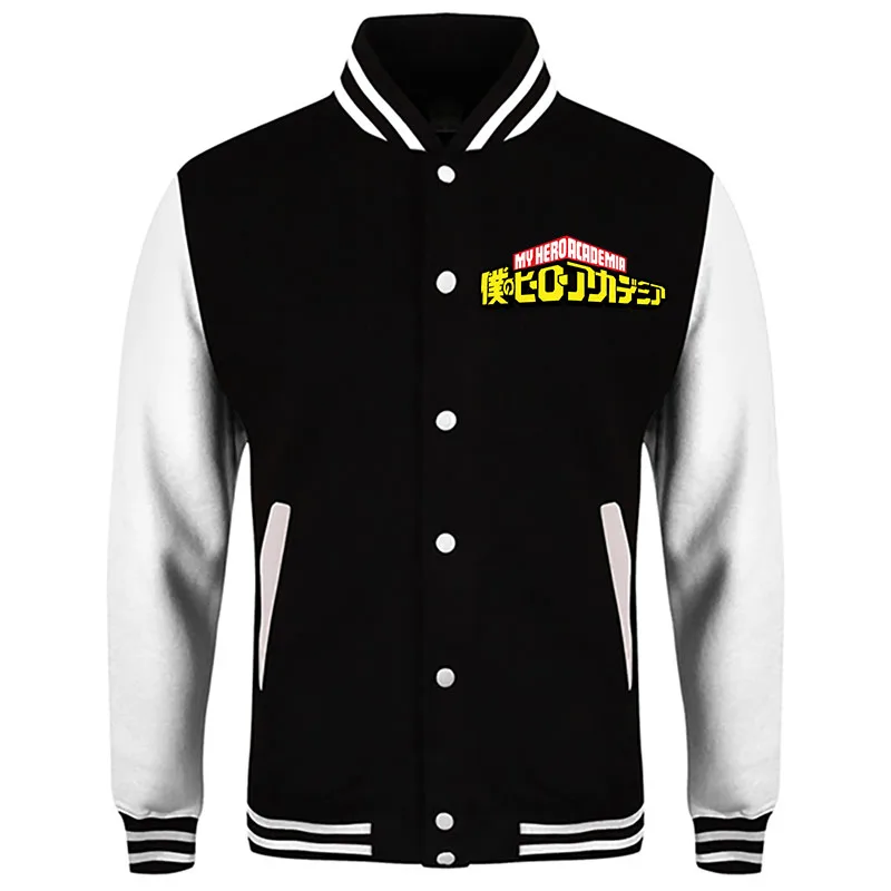 My Hero Academia 2021 new street jacket women's baseball uniform spring and autumn new Korean version loose couple bomber jacket 2