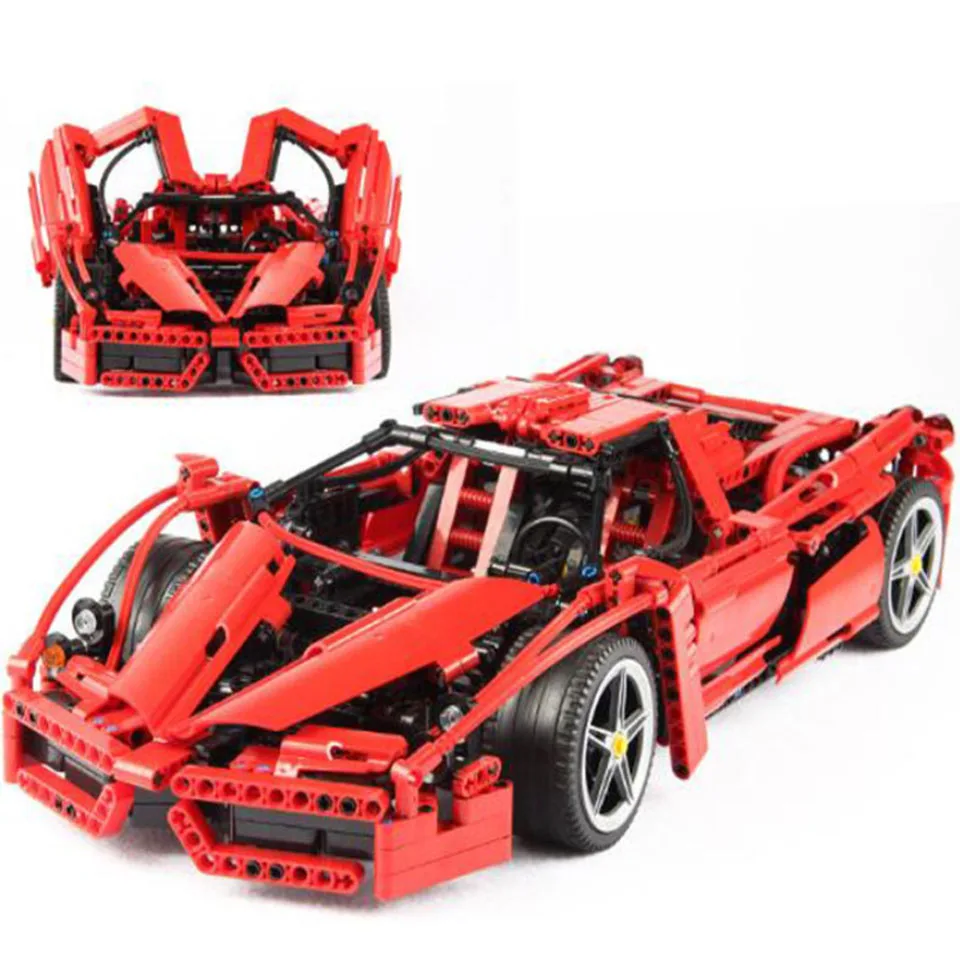 1359 шт. Bela 9186 Enzo 1:10 DIY модель автомобиля строительные блоки наборы обучающая головоломка кирпичи Подарочные игрушки ings 8653