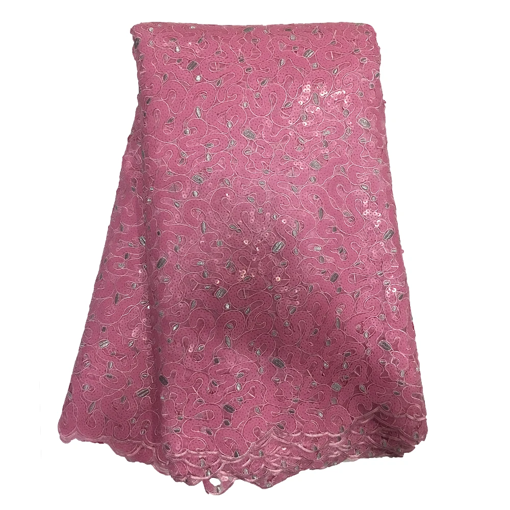 alta qualidade bordado com design oco organza