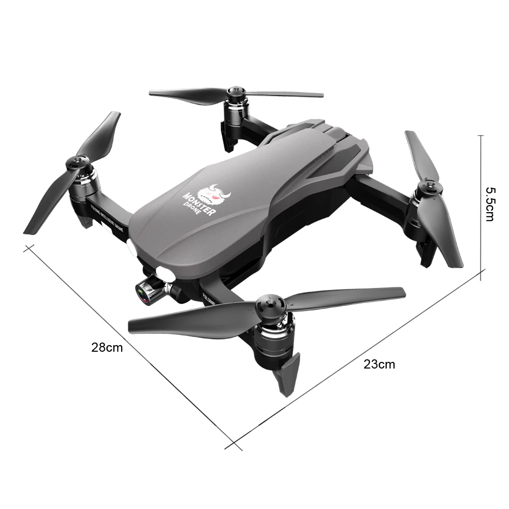 F8 RC Quadcopter Professional Drone 4K GPS HD Camera 5G WIFI FPV Brushless Motor Helicopter Self-Stabilizing Gimbal Follow ME