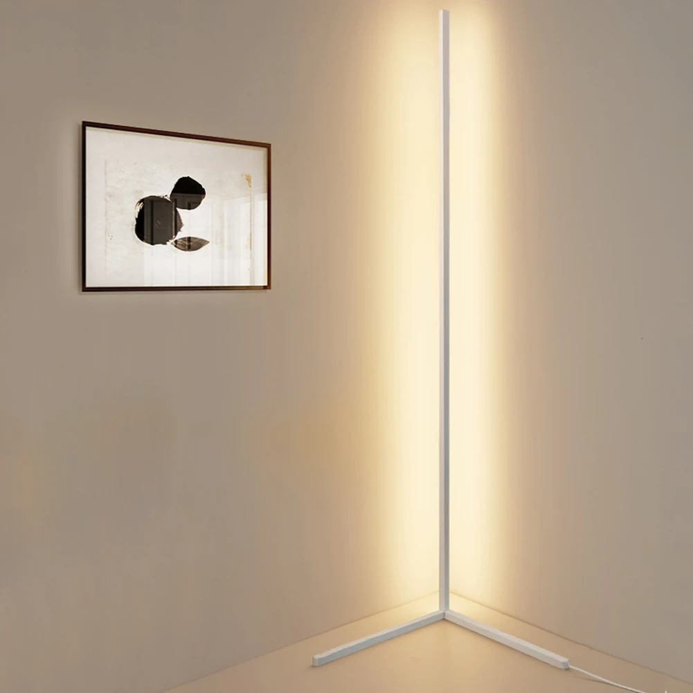 Tanie 52cm Nordic lampa LED podłogowa nowoczesny prosty ciepły biały pręt sklep