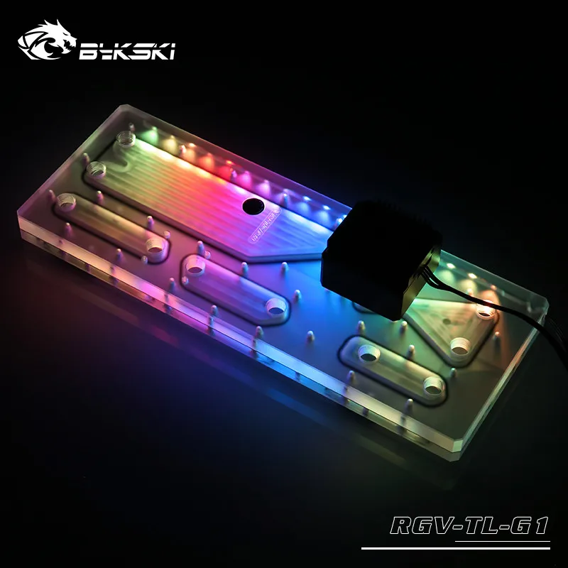 BYKSKI акриловая водная доска корпус для охлаждения раствора использовать RGB/A RGB