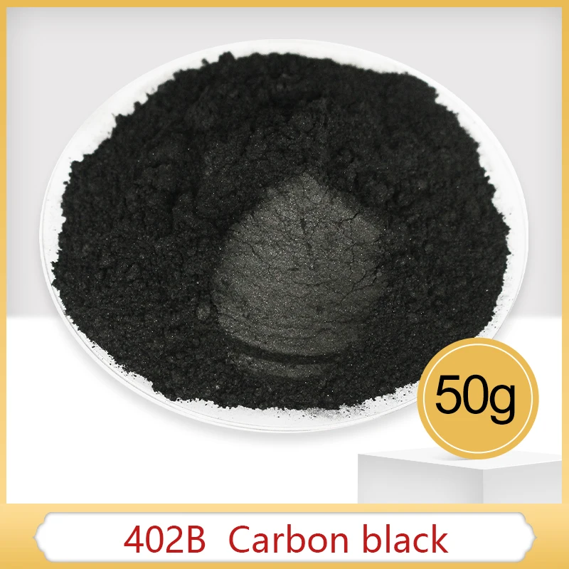 50g Vantablack Pearl Powder Pigment Acrylic Paint in Craft Art Automotive Soap Eye Shadow Paint Carb