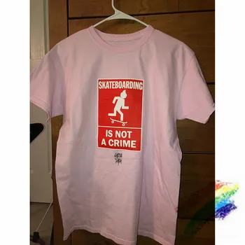 

2020ss Travis Scott Skateboarding is not a crime T shirt Men Women 1:1 High-Quality T-shirt Jackboys Astroworld Top Tees