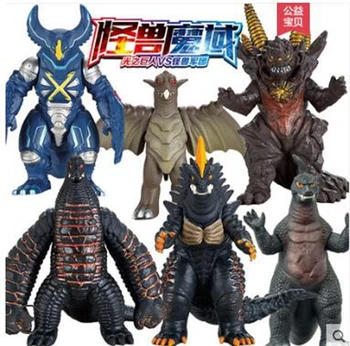 

Monster Magic Domain Ultraman Soft Reed King Asteron Power Toy 12 Pack Monster Set PVC Hand Figure Model Kid Dolls Toys styling