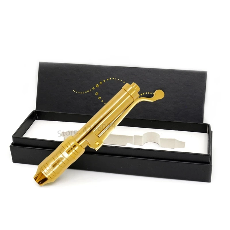 24k 0.3ml Gold Hyaluronic Acid Pen High Density Atomizer Lip Anti Wrinkle Lifting Meso Gun Needle-free Mesotherapy Nebulizer