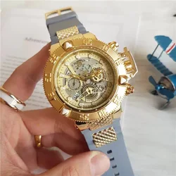 INVICTA reloj deportivo informal para hombre y mujer, pulsera de lujo, con esfera grande, relojes de cuarzo para pareja, novedad