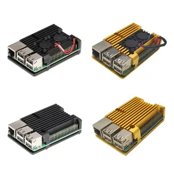 

Aluminum Alloy Radiator Protective Case Metal Cooling Shell For Raspberry Pi 3 Model B/B+/2B Accessories X6HB