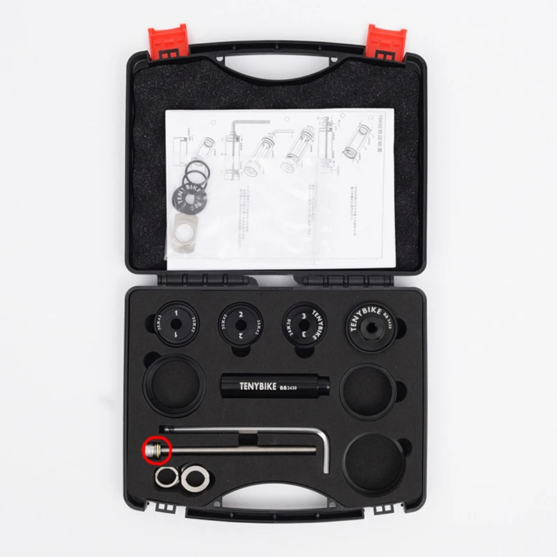 

1 Set Bike Practical Installation Pressing Tool Remover Bike Black Central Pressing Assembly