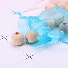 1 мешок 6 бусин/мешок полые кедровые деревянные шарики Camphorwood кедровые деревянные нафталиновые шарики Camphor репеллент шкаф одежды ящик бусина с зажимом