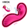 HWOK Sucking Dildo Vibrator for women Oral Clitoris nipple Sucker stimulator Vaginal Adult Sex toys for Couple Mastrubation 1