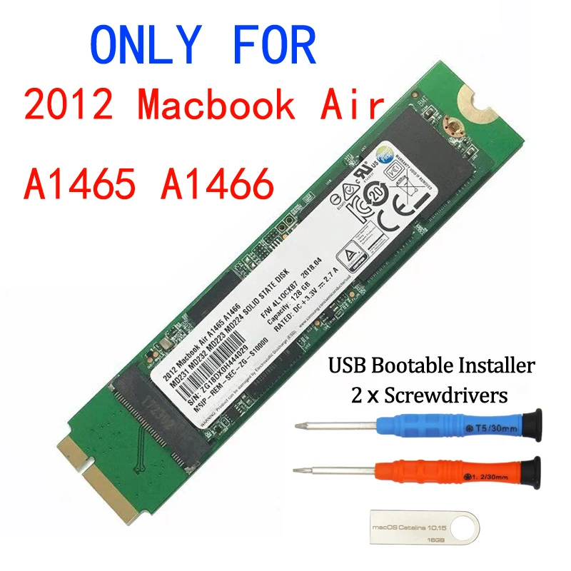 Mac Ssd Solid-State-Drive A1466 Macbook Air New 128GB for A1465/A1466/Md231/.. 256GB-512GB