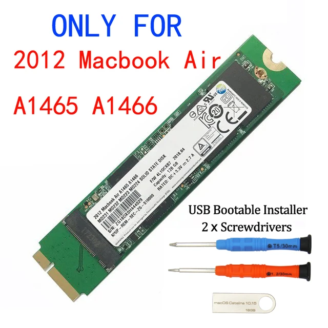 New 128GB 256GB 512GB 1TB SSD For 2012 Macbook Air A1465 A1466 ...