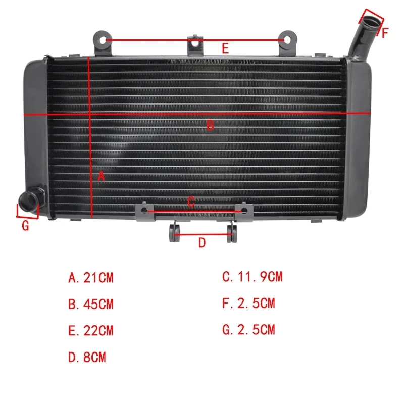 Motorcycle Accessaries Radiator Aluminium Cooling Cooler For Honda CB1300 CB1300F CB1300S SC54 2003-2013