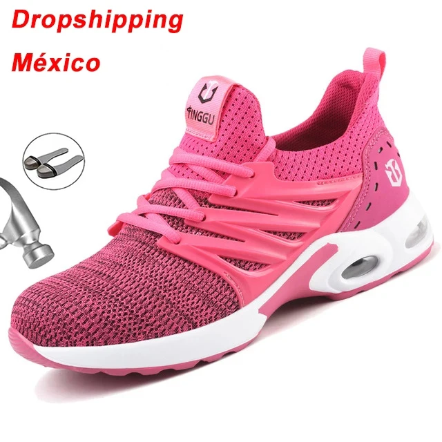 Safety-Shoes Plus-Size Work-Sneakers Breathable Mens Mesh Man Light Puncture-Proof