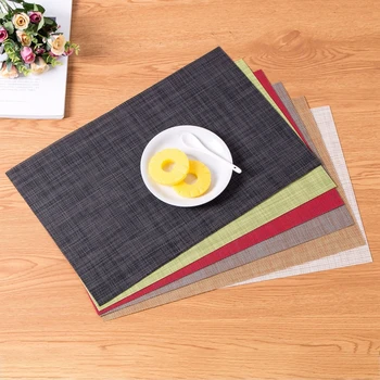 

4 Pcs Durable Anti Slip Table Mat Placemats Bowl Mat Coaster PVC Table Mat Waterproof Placemat Home Practical Supplies
