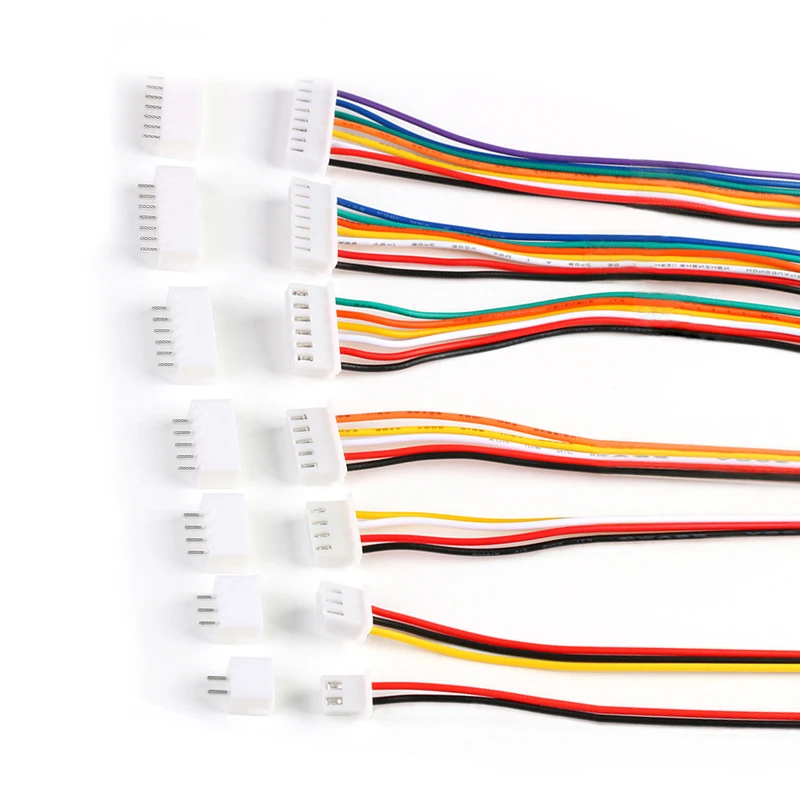 10-Sets-XH2-54-Wire-Cable-Terminal-Wire-JST-Male-Female-Plug-Socket-2-3-4