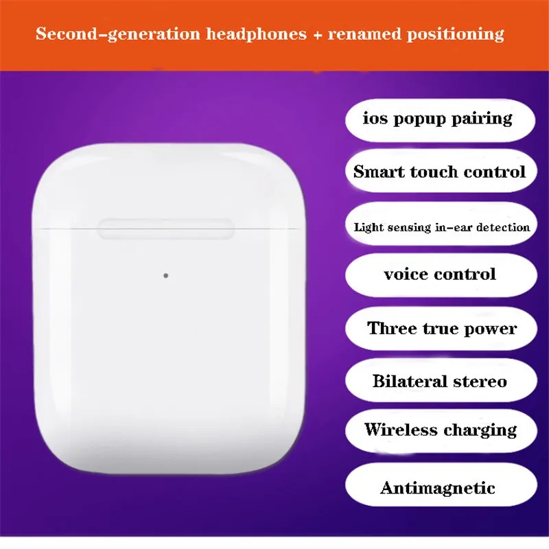 

Original i9000 Pro TWS Aire 2 Replica 1:1 Bluetooth earphone Wireless earphones Rename Positioning Earbuds PK i10 i200 i500 TWS