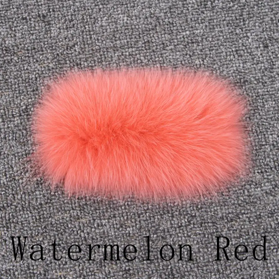 watermelon red Розовый java QC19020 Новое поступление, горячая Распродажа шуба из натурального Лисьего меха, натуральная Меховая куртка, Женское пальто, зимнее толстое меховое пальто из натуральной кожи - Цвет: watermelon red