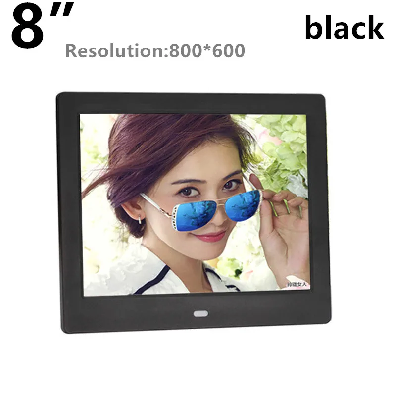 

LED Backlight 7/8 inch Screen HD800*480/800*600 Digital Photo Frame Electronic Album Picture Music Movie Full Function Good Gift