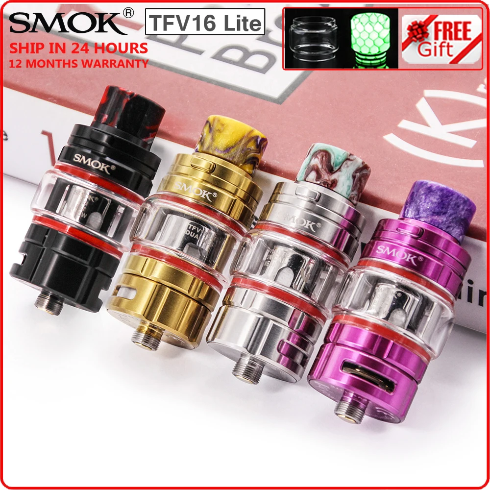 Новинка! Оригинальный бак SMOK TFV16 Lite 5 мл электронная сигарета вейп атомайзер 510