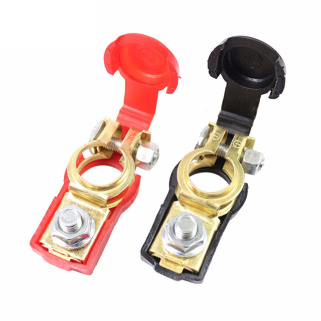 12V 24V Automotive Car Top Post Battery Terminals Wire Cable Clamp Terminal Connectors Car Accessories