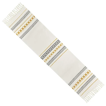 

Cotton Table Runner Crochet Lace Table Runner with Tassels for Home Dining Farmhouse Table Linen Table Decor