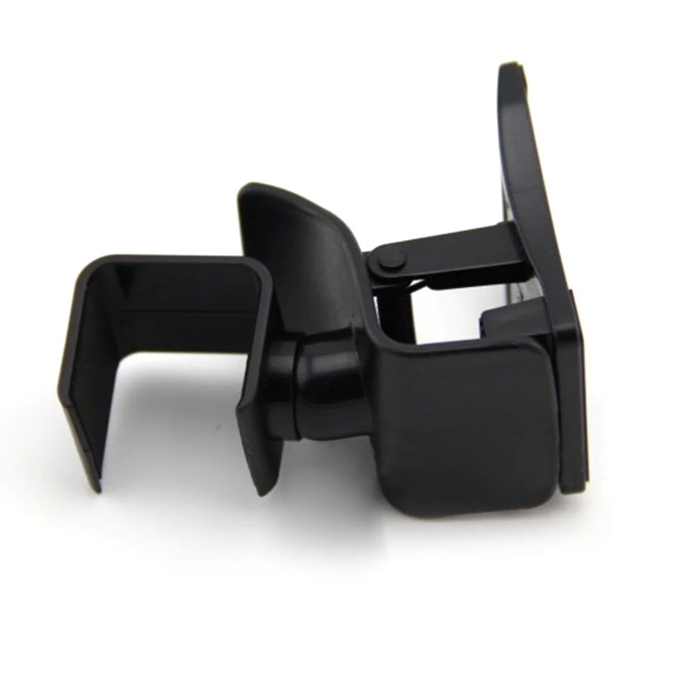 Stand Bracket Adjustable TV Clip Rotation Portable Black Mount Holder Camera